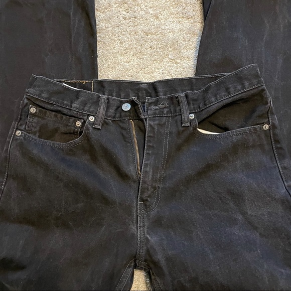 Levi's Men's 505 Black Jeans | 34x32 - Picture 2 of 5